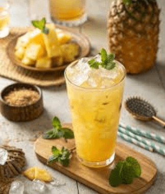 Pineapple, Lemon & Kale Juice